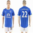 2016-2017 Everton FC club PIENAAR #22 blue soccer jersey home