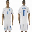 2016-2017 Greece team VINTRA #11 white soccer jersey home