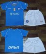 2023-2024 Napoli club blue white kid soccer jerseys home