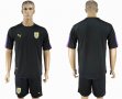 2018 World cup Uruguay black goalkeeper soccer jersey