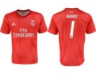 2018-2019 Real Madrid second thailand version #1 NAVAS red soccer jerseys away