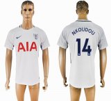 2017-2018 Tottenham Hotspur #14 NKOUDOU Thailand version white soccer jersey home