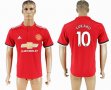 2017-2018 Manchester United #10 LUKAKU Thailand version red soccer jersey