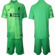 2021-2022 Liverpool club green goalkeeper soccer jersey