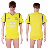 2016-2017 Everton thailand version yellow second soccer jersey away