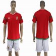 2016 Hungary club red soccer jersey home