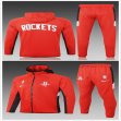 Houston Rockets red NBA Hooded Sweatshirt with long shorts
