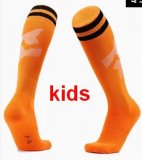 2022 kid soccer socks orange colors