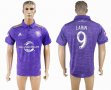 2017-2018 Orlando City Club #9 LARIN thailand version purple soccer jersey home