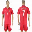 2016-2017 Norway team PEDERSEN #7 red soccer jerseys home