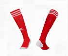 Adidas red soccer socks