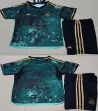 2023-2024 Germany Team green black kids soccer jerseys away