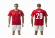 2015-2016 Guangzhou club GAO.L #29 soccer jersey red
