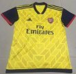 2019-2020 Arsenal club thailand version yellow soccer jersey away