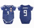 2018 World cup Japan #9 DKAZAKI blue soccer baby clothes home