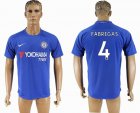 2017-2018 Chelsea FC club #4 FABREGAS thailand version blue soccer jersey home