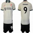 2021-2022 Liverpool club #9 FIRMINO beige black soccer jersey