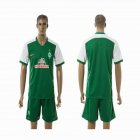 2015-2016 Werder Bremen club yellow soccer jersey home