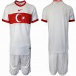 2021 Turkey team white soccer jersey away