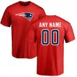 Professional customized New England Patriots T-Shirts red