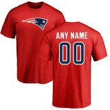 Professional customized New England Patriots T-Shirts red