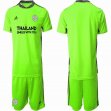2020-2021 Leicester City fluorescent green goalkeeper soccer jerseys
