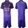 2021-2022 Orlando City club purple soccer jerseys home.