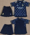 2023-2024 Real Madrid club black soccer jersey away