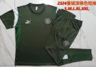 2023-2024 Manchester City Club Polo dark green soccer uniforms with long shorts C1065