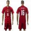 2016 Czech Republic team VACLIK #16 red soccer jersey home