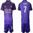 2021-2022 Orlando City club #7 PATO purple soccer jerseys home