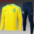 2024-2025 Brazil national team yellow navy with Long Trousers B935