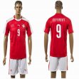 2015-2016 Switzerland national team SEFEROVIC #9 jerseys red home