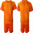 2022 France World Cup orange goalkeeper soccer jerseys