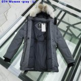 Women Canada Goose Down Chilliwack Bomber Hooded Warm Coat Fur Windbreaker parka 07-gray 01