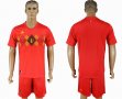 2018 World cup Belgium red soccer uniforms home