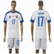 2015-2016 Slovakia team HAMSIK #17 soccer jersey white home
