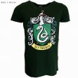 Personalized Custom Green mens Dadi t-shirts with SLYTHERIN logo