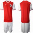 2021 Austria team red soccer jersey home