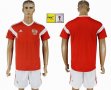 Russia red soccer jersey home FIFA World Cup and Russia 2018 patch
