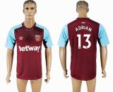 2017-2018 West ham #13 ADRIAN Thailand version red soccer jersey home