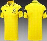 2023-2024 Dortmund Club yellow polo soccer shirts C988