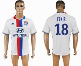 2016-2017 Lyon club FEKIR #18 thailand version white soccer jersey home