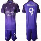 2021-2022 Orlando City club #9 MUELLER purple soccer jerseys home