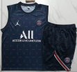 2023-2024 Paris Saint-Germain club blue soccer vest uniforms D901
