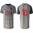 2018-2019 Liverpool Thailand Version #10 MANE Gray soccer jersey away