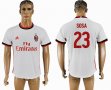 2017-2018 AC Milan #23 SOSA thailand version white soccer jersey away