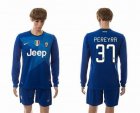 2014-2015 Juventus club PEREYRA 37 blue long sleeve away