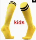 2022 kid soccer socks yellow colors