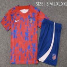 2023-2024 Atletico Madrid club red blue soccer Training clothes D933